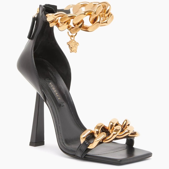Versace Shoes - BNWT Versace Leather & High Heel Sandals!